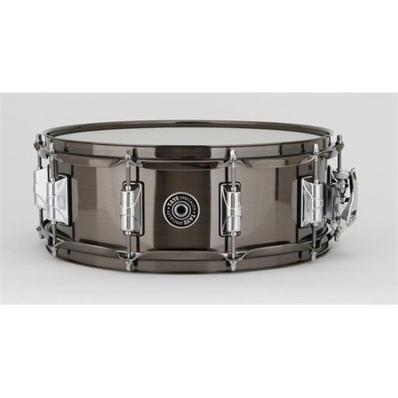 TANDESA LLC Taye BBS1405 14 x 5 in. MetalWorks Brushed Black Nickel Brass Drum BBS1405